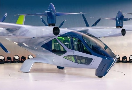 Hyundai Motor Unveils New Electric Air Taxi Prototype